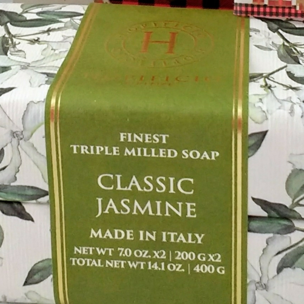 Hopificio Classic Jasmine Finest Milled All-Natural Bar Soap, 2 Bars